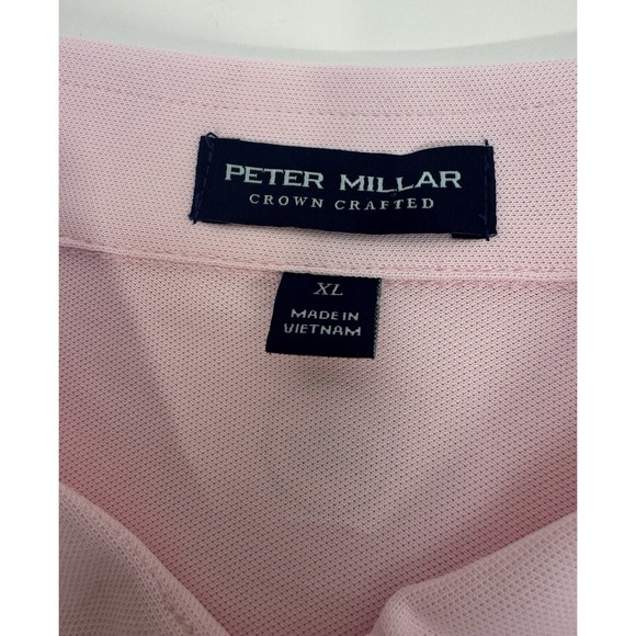 NWT Peter Millar SOUL Performance Jersey Golf Polo Shirt MROSE Pink XL $105 - Picture 2 of 10